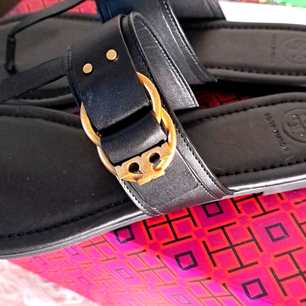 Tory Burch NIB Marsden  Flat Thong Sandal - Picture 4 of 8